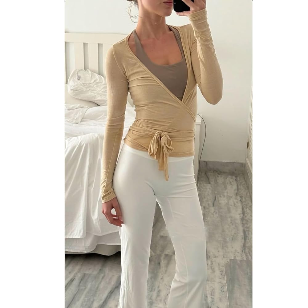 トップス yilon ANGE BALLERINA TOPS Sassy Style Print Mesh Long Sleeve Top | Windsor